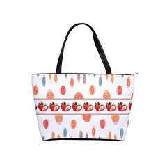 Strawberries Shoulder Handbags by SuperPatterns