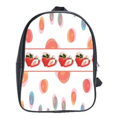 Strawberries School Bags (xl)  by SuperPatterns