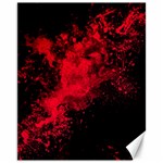 Red smoke Canvas 11  x 14   10.95 x13.48  Canvas - 1