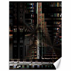 Blacktechnology Circuit Board Electronic Computer Canvas 18  X 24   by BangZart