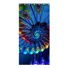 Top Peacock Feathers Shower Curtain 36  X 72  (stall) 