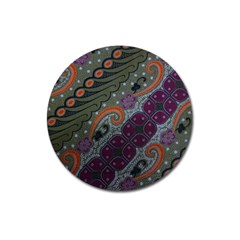 Batik Art Pattern  Magnet 3  (round) by BangZart