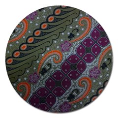 Batik Art Pattern  Magnet 5  (round)