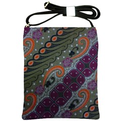 Batik Art Pattern  Shoulder Sling Bags by BangZart