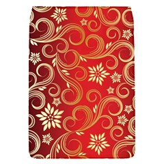 Golden Swirls Floral Pattern Flap Covers (s) 
