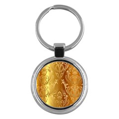 Golden Pattern Vintage Gradient Vector Key Chains (round)  by BangZart