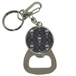 Dark Horror Skulls Pattern Button Necklaces Front