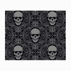 Dark Horror Skulls Pattern Small Glasses Cloth (2-side) by BangZart