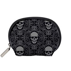 Dark Horror Skulls Pattern Accessory Pouches (small) 