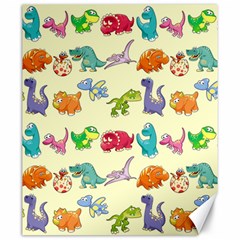 Group Of Funny Dinosaurs Graphic Canvas 20  X 24   by BangZart