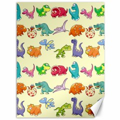 Group Of Funny Dinosaurs Graphic Canvas 36  X 48   by BangZart