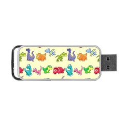 Group Of Funny Dinosaurs Graphic Portable Usb Flash (two Sides) by BangZart