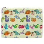 Group Of Funny Dinosaurs Graphic Cosmetic Bag (XXL)  Front