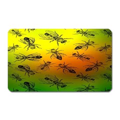 Insect Pattern Magnet (rectangular)