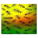 Insect Pattern Double Sided Flano Blanket (Small)  50 x40  Blanket Front