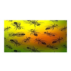 Insect Pattern Satin Wrap