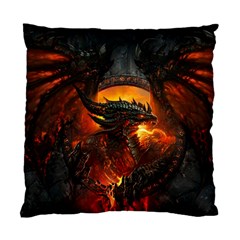 Dragon Legend Art Fire Digital Fantasy Standard Cushion Case (one Side) by BangZart