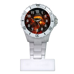 Dragon Legend Art Fire Digital Fantasy Plastic Nurses Watch