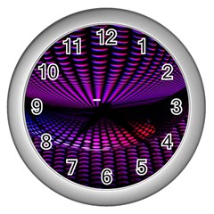 Glass Ball Texture Abstract Wall Clocks (silver) 