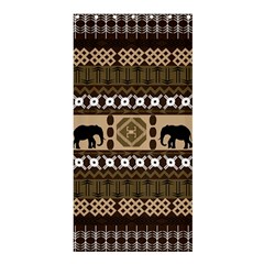 Elephant African Vector Pattern Shower Curtain 36  X 72  (stall)  by BangZart