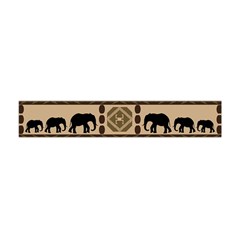 Elephant African Vector Pattern Flano Scarf (mini)