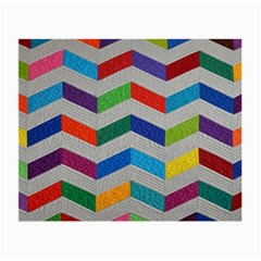 Charming Chevrons Quilt Small Glasses Cloth (2-side) by BangZart