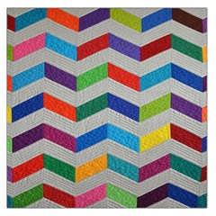 Charming Chevrons Quilt Large Satin Scarf (square)