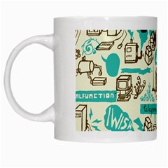 Telegramme White Mugs by BangZart