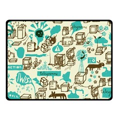 Telegramme Fleece Blanket (small) by BangZart