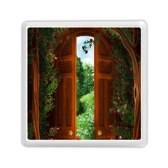 Beautiful World Entry Door Fantasy Memory Card Reader (square)  by BangZart