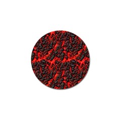 Volcanic Textures  Golf Ball Marker (4 Pack) by BangZart