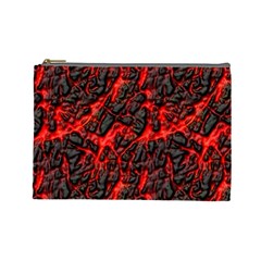 Volcanic Textures  Cosmetic Bag (large)  by BangZart