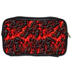 Volcanic Textures  Toiletries Bags by BangZart