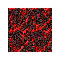 Volcanic Textures  Small Satin Scarf (square)