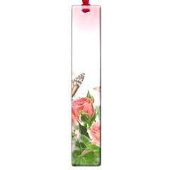 Flora Butterfly Roses Large Book Marks