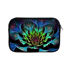 Fractal Flowers Abstract Petals Glitter Lights Art 3d Apple Ipad Mini Zipper Cases by BangZart