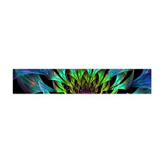 Fractal Flowers Abstract Petals Glitter Lights Art 3d Flano Scarf (mini)