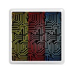 Circuit Board Seamless Patterns Set Memory Card Reader (Square)  Front