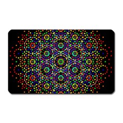 The Flower Of Life Magnet (rectangular) by BangZart