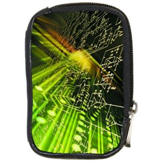 Electronics Machine Technology Circuit Electronic Computer Technics Detail Psychedelic Abstract Patt Compact Camera Cases by BangZart