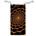 Honeycomb Art Jewelry Bag Front