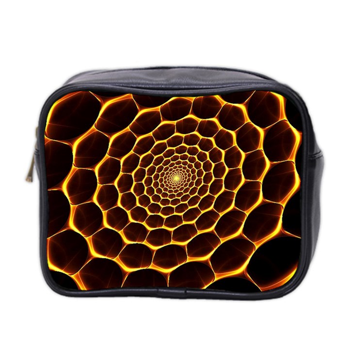 Honeycomb Art Mini Toiletries Bag 2-Side