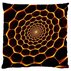 Honeycomb Art Large Cushion Case (one Side) by BangZart