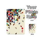 Retro Pattern Of Geometric Shapes Playing Cards 54 (Mini)  Front - Diamond2