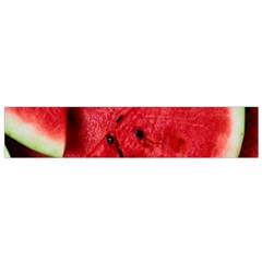 Fresh Watermelon Slices Texture Flano Scarf (small)