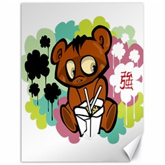 Bear Cute Baby Cartoon Chinese Canvas 18  X 24   by Nexatart