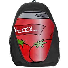 Beverage Can Drink Juice Tomato Backpack Bag by Nexatart