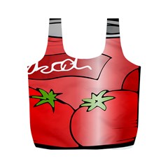 Beverage Can Drink Juice Tomato Full Print Recycle Bags (m)  by Nexatart