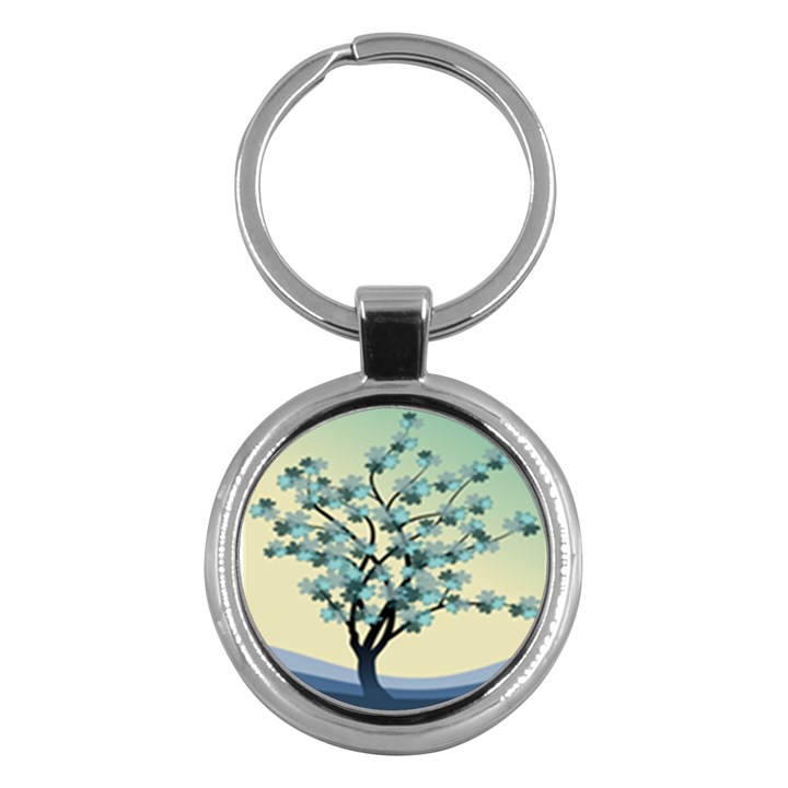 Branches Field Flora Forest Fruits Key Chains (Round) 