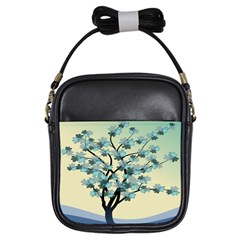 Branches Field Flora Forest Fruits Girls Sling Bags